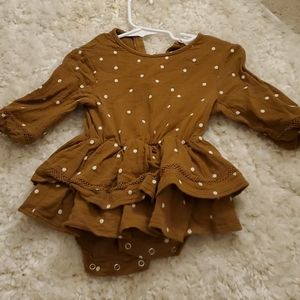 Quincy Mae skirt onesie